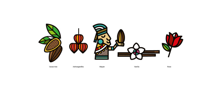 Nature Organic自然有機巧克力包裝設(shè)計，幾何插畫風(fēng)驚艷設(shè)計