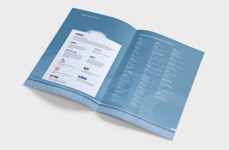 灰藍色工業(yè)風(fēng)FAAC自動化設(shè)備公司宣傳畫冊設(shè)計欣賞