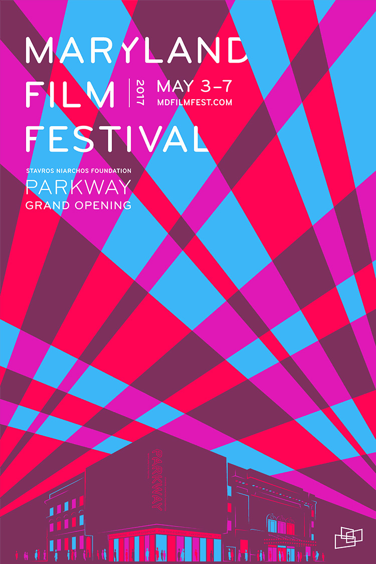 MdFF馬里蘭電影節(jié)新標(biāo)識(shí)logo設(shè)計(jì)VI設(shè)計(jì)-疊加色塊