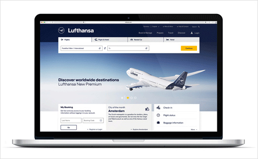 漢莎航空更新品牌logo設計-品牌配色