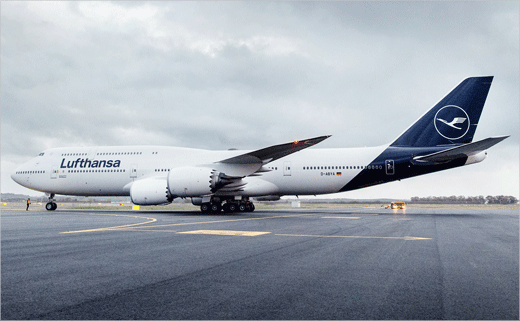 漢莎航空更新品牌logo設計-品牌配色