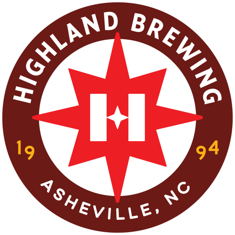 Highland Brewing啤酒包裝設計標志設計，字母“H”與指南針巧妙的融合