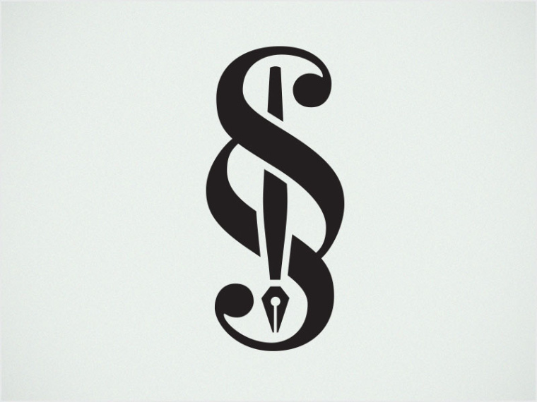 字母“L”加鋼筆組合法律logo設(shè)計(jì)--上海logo設(shè)計(jì)公司