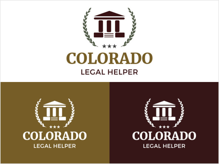 綠色橄欖花加房屋組合法律logo設(shè)計(jì)--上海logo設(shè)計(jì)公司