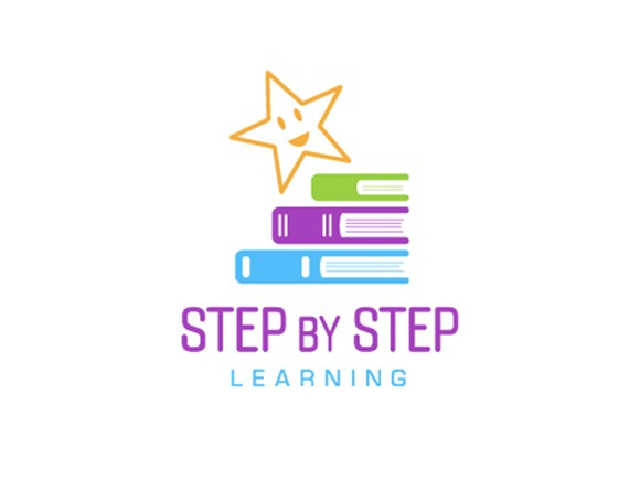 快樂星與書籍組合的教育logo標志設計-上海標志設計公司欣賞