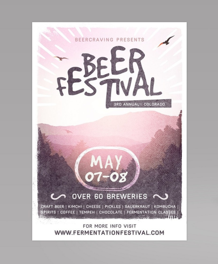 啤酒節(jié)海報設(shè)計-如何設(shè)計一個海報終極指南