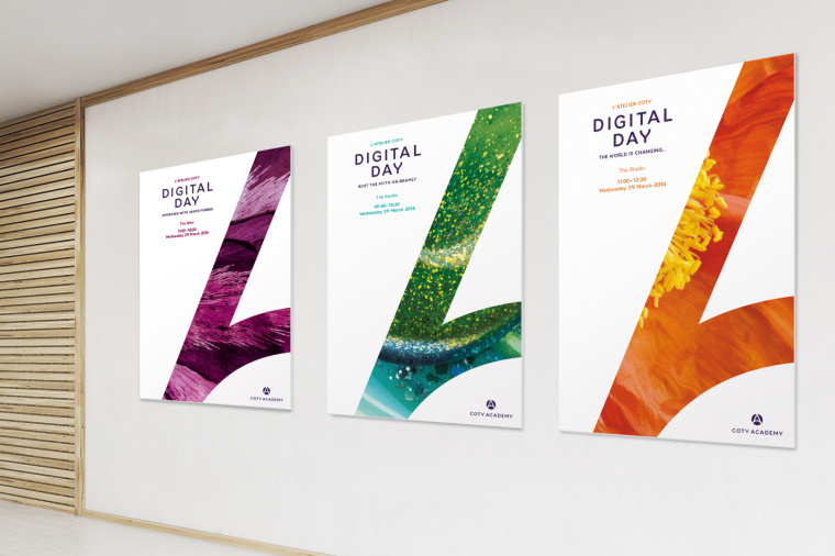 academy 科蒂美容教育學院logo設(shè)計品牌形象重塑設(shè)計