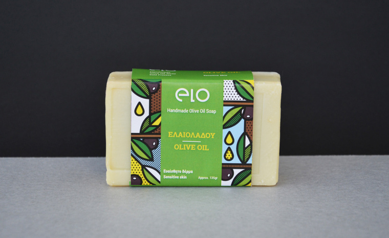 Elo 天然手工肥皂品牌波譜幾何藝術風格包裝設計