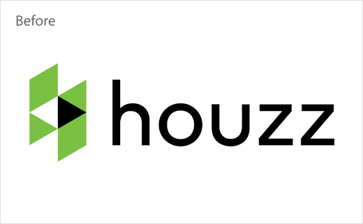 Houzz 世界室內空間設計平臺網站新logo設計欣賞-舊標志