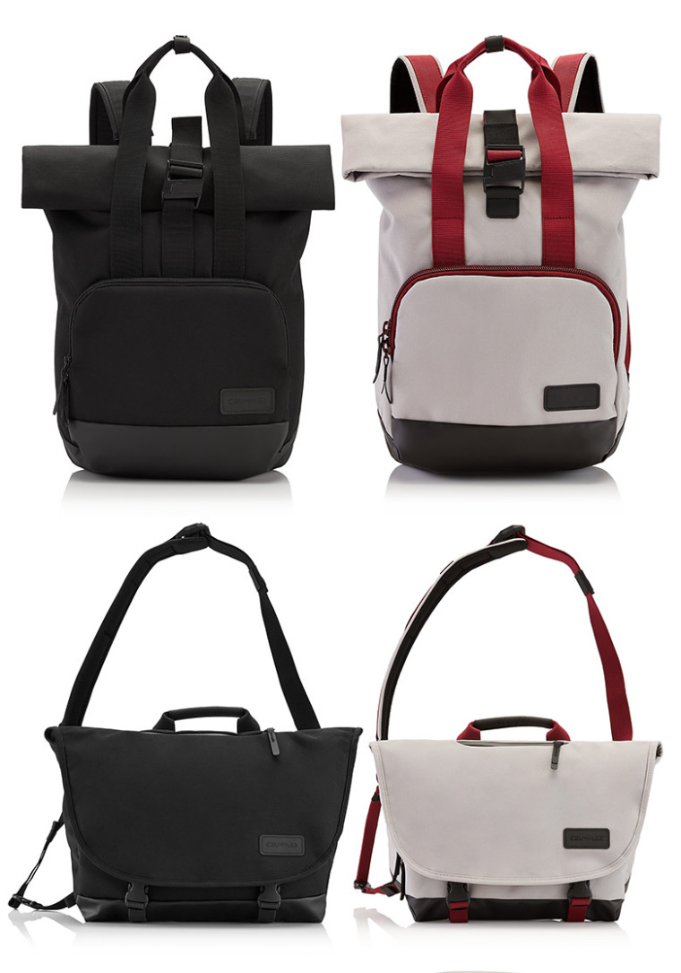 澳洲Crumpler小野人箱包品牌新logo設計，由字母組成的抽象人物