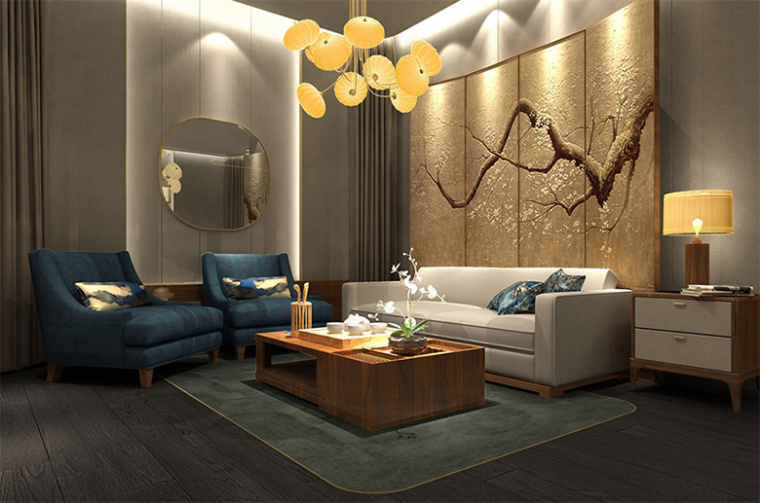 老廟黃金首飾新logo設計，外圓內方的中式韻味logo設計