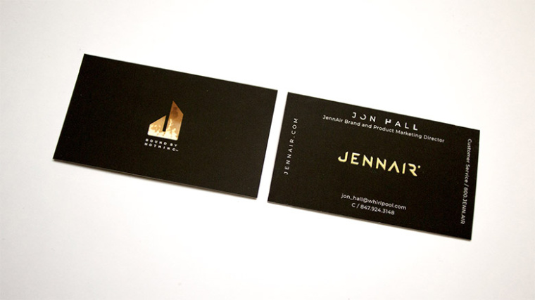 JennAir廚房電器用具品牌LOGO設計，源自通風爐灶和字母J的logo