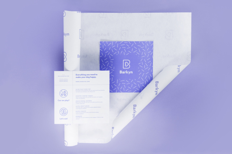 Barkyn 狗糧寵物食品品牌形象設計-logo設計包裝設計，淡雅溫馨風格展現寵物之愛