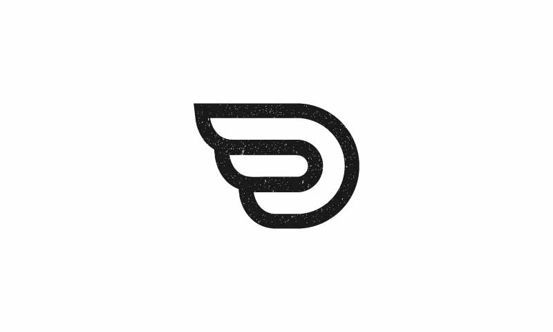 字母D標志logo設計-上海logo設計公司靈感欣賞