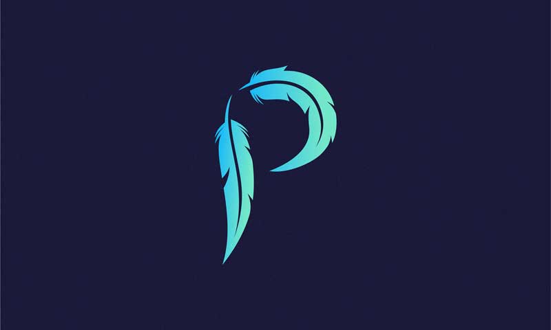 字母P標志logo設計-上海logo設計公司靈感欣賞