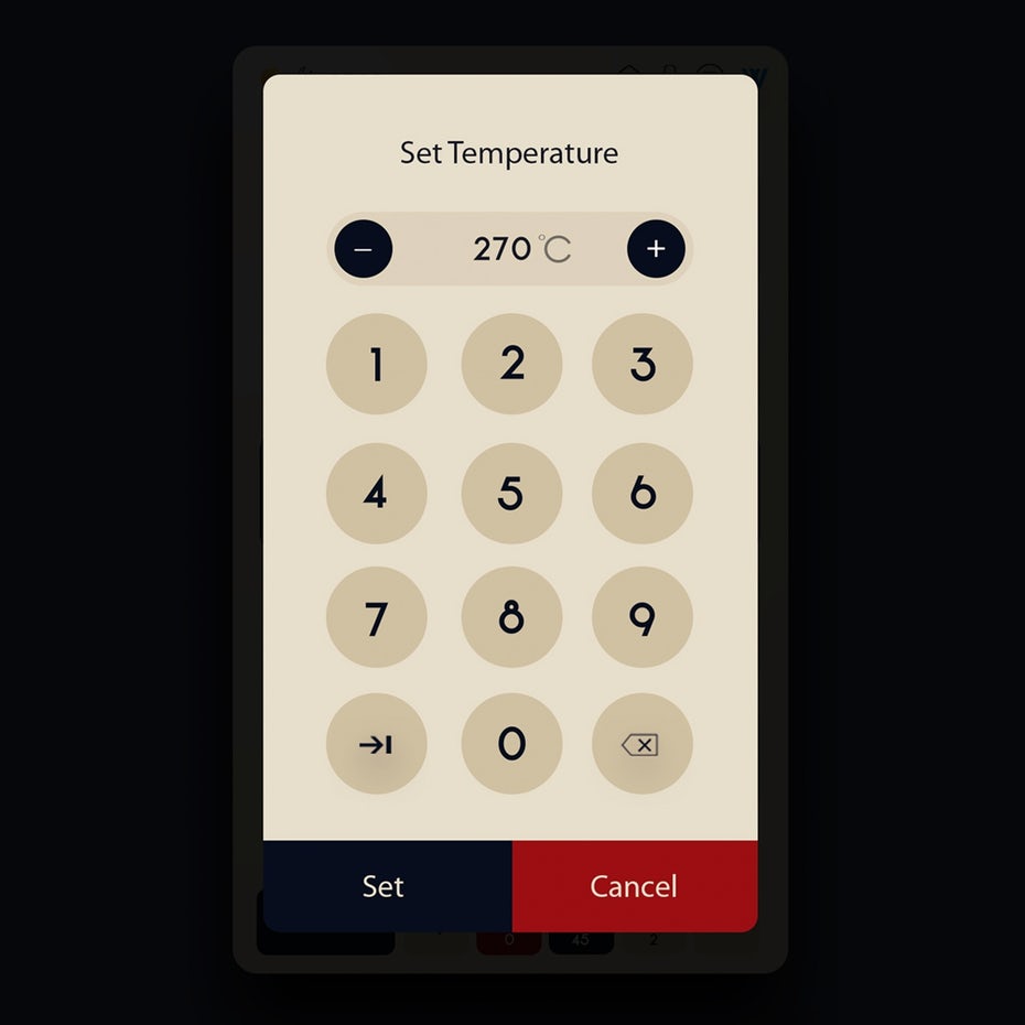 工業商用烤箱應用程序界面設計-上海尚略logo設計公司欣賞