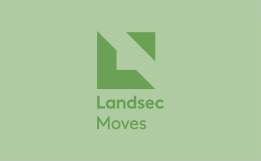 Landsec 商業(yè)地產(chǎn)公司企業(yè)形象設(shè)計與幾何L字母logo設(shè)計
