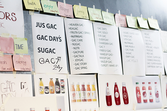 紅白相間風格GacDay營養保健品品牌設計包裝設計