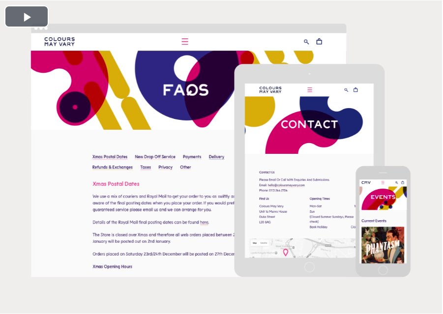 美麗多彩的Colours May Vary創(chuàng)意生活用品店獨立書店品牌形象VI設(shè)計