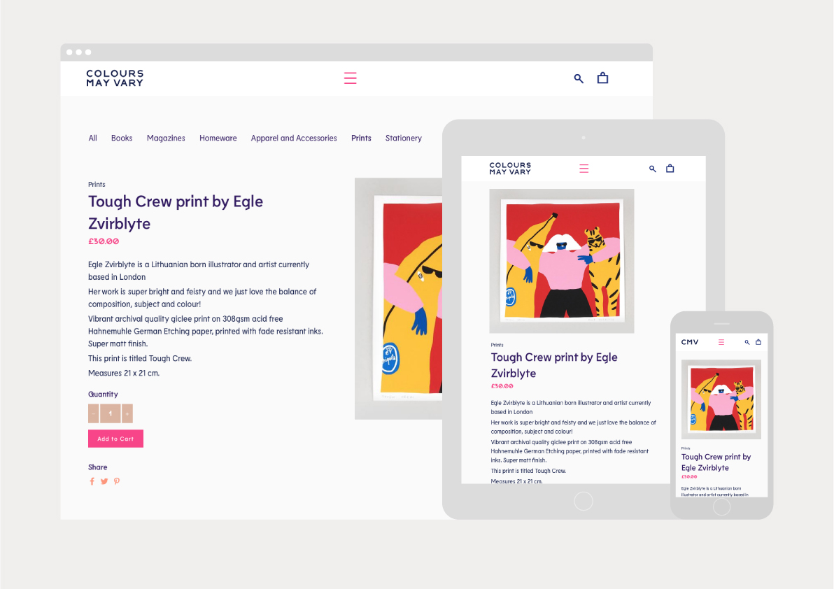 美麗多彩的Colours May Vary創(chuàng)意生活用品店獨立書店品牌形象VI設(shè)計-網(wǎng)站設(shè)計建設(shè)