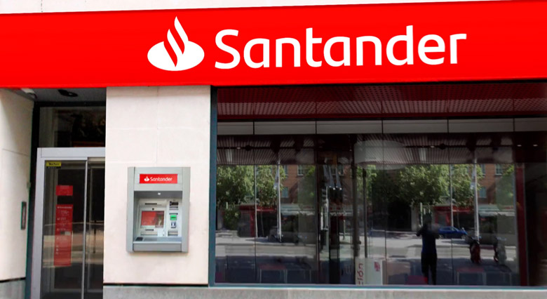 煽動火焰，Santande桑坦德銀行新logo設計品牌形象vi設計