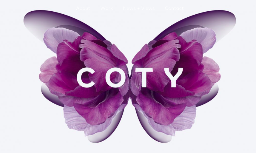 美麗的全球挑戰者COTY美容公司蝴蝶品牌形象策劃設計