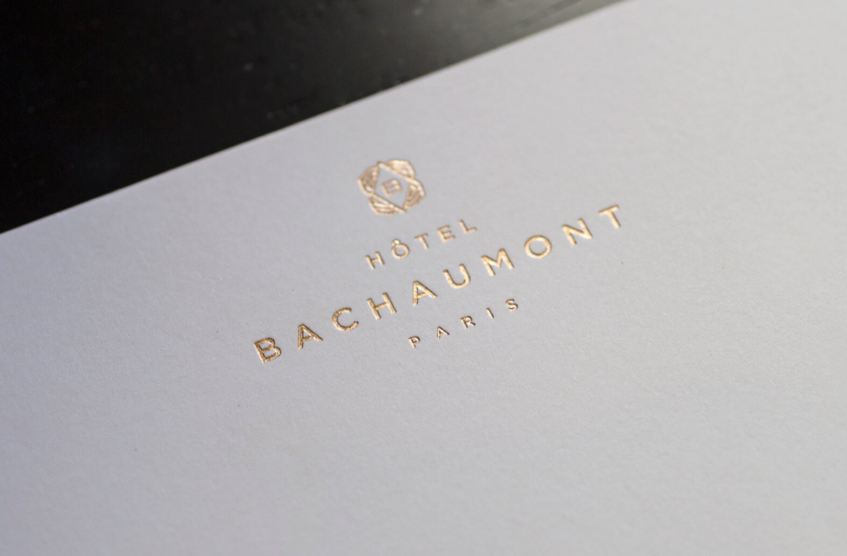 BACHAUMONT巴黎酒店品牌VI視覺形象識別設計與logo設計