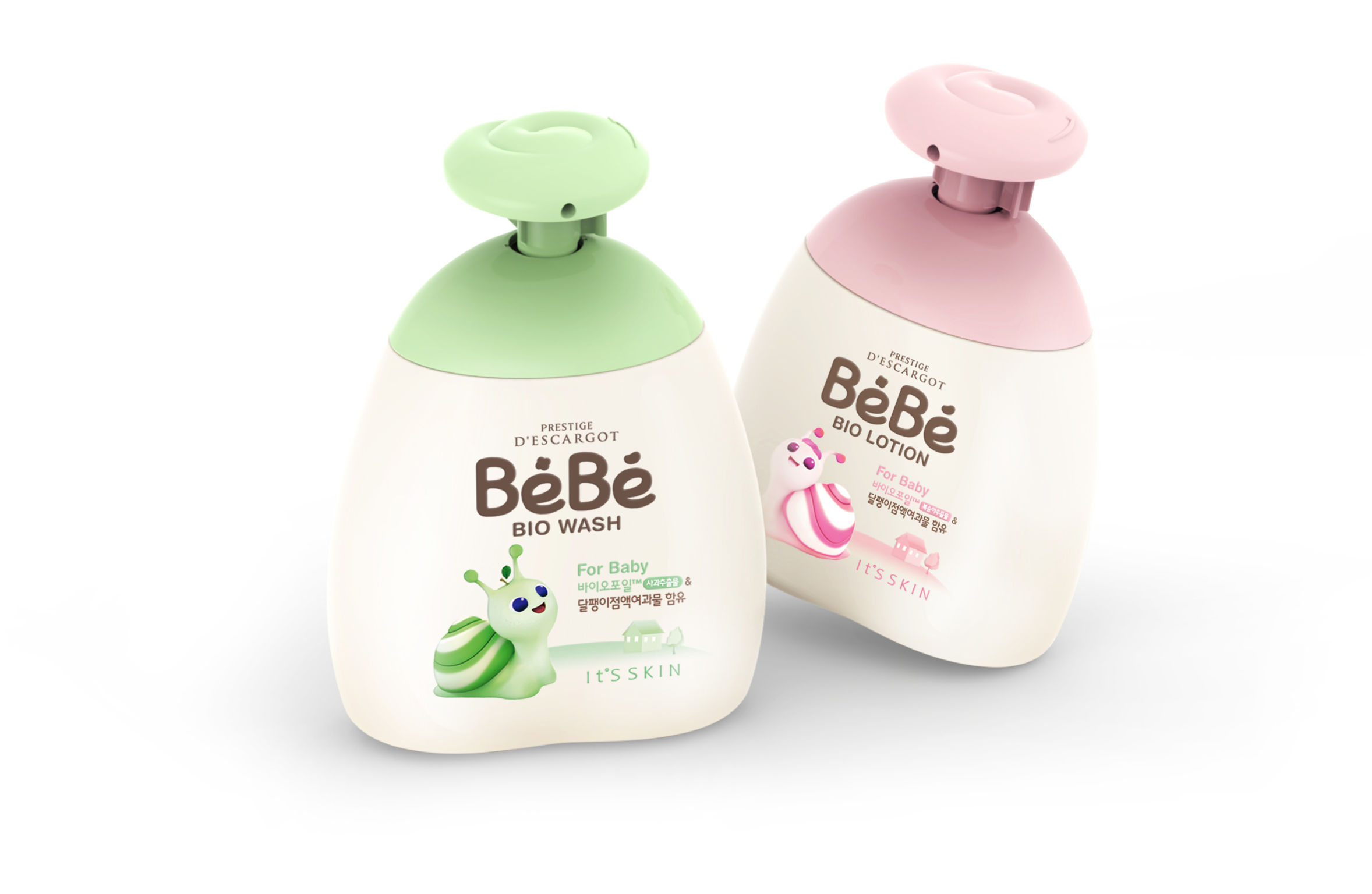 It''''s Skin嬰兒兒童護膚品包裝設計“珍貴的蝸牛寶寶”