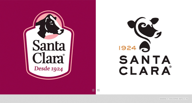 Santa Clara 乳制品品牌形象與標志重塑設計