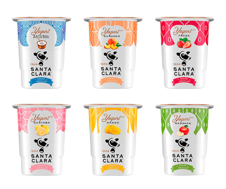 Santa Clara 乳制品品牌形象與標志重塑設計-原老包裝設計