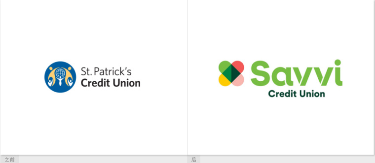 Savvi Credit Union信用合作社“四葉草外形”標志創意設計