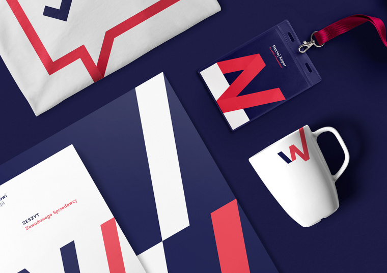 Zawodowi金融公司VI設計欣賞，一套以增長線條為元素的VI設計案例