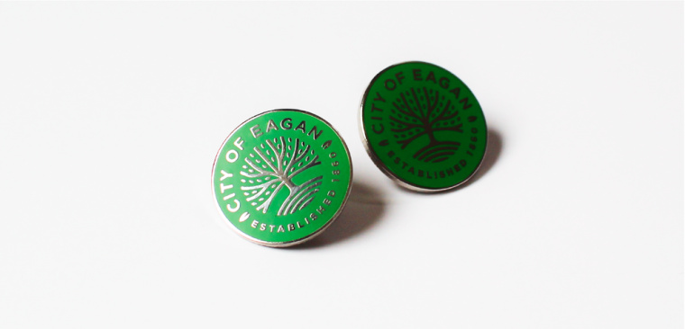 伊根市城市品牌形象重塑設計logo設計vi設計，抽象綠色大樹圖形