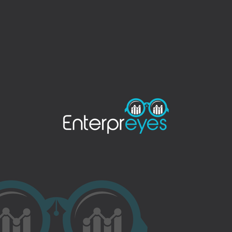 企業形象策劃設計-看看公司外面-戴眼鏡的標志設計