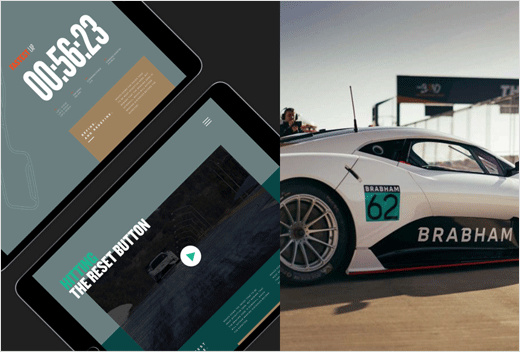 英國跑車品牌Brabham新標識logo設計和品牌形象設計