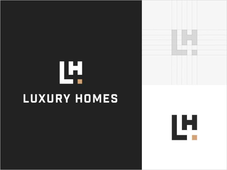 Luxery Homes 建筑標志設計-上海標志設計公司