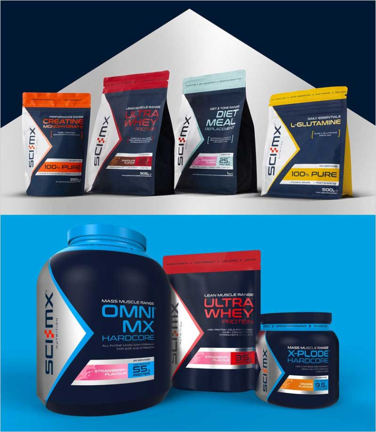 SCI-MX重新設計的包裝