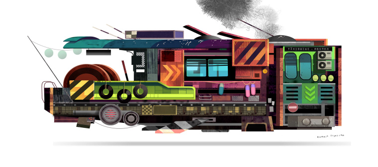 上海設(shè)計公司欣賞：后院立體矢量插畫設(shè)計