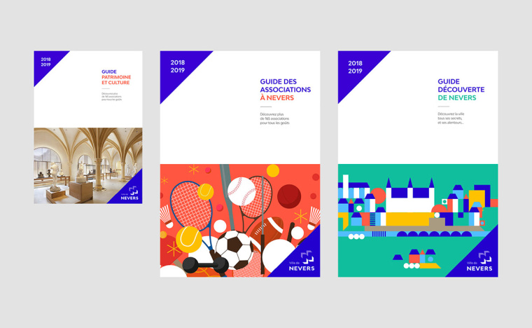 Nevers 城市品牌形象設(shè)計(jì)-印刷品設(shè)計(jì)