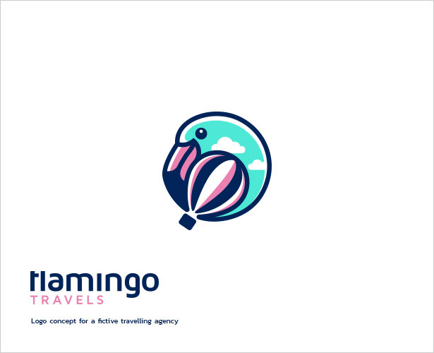 上海logo設(shè)計：28個現(xiàn)代和負空間標(biāo)志logo設(shè)計-熱氣球logo