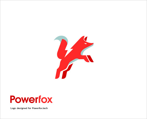 上海logo設(shè)計：28個現(xiàn)代和負空間標(biāo)志logo設(shè)計-狼logo