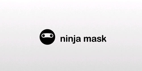 忍者面具東方主題標志設計上海標志設計公司