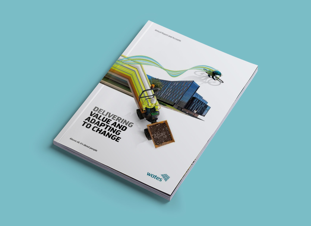 WATES 物流貨運工業集團年報畫冊設計-封面