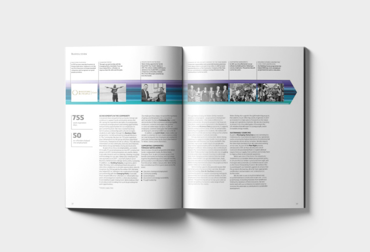 WATES 物流貨運工業集團年報畫冊設計“速度線條”篇