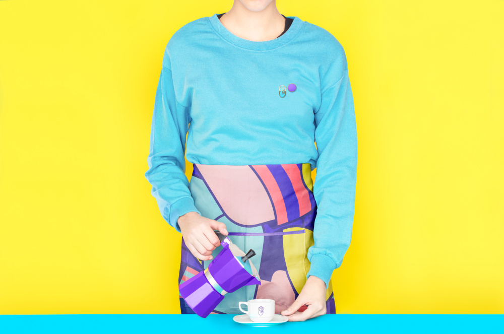 Cafe Buho 咖啡店品牌形象設計包裝設計，城市藝術和街頭漫畫風格