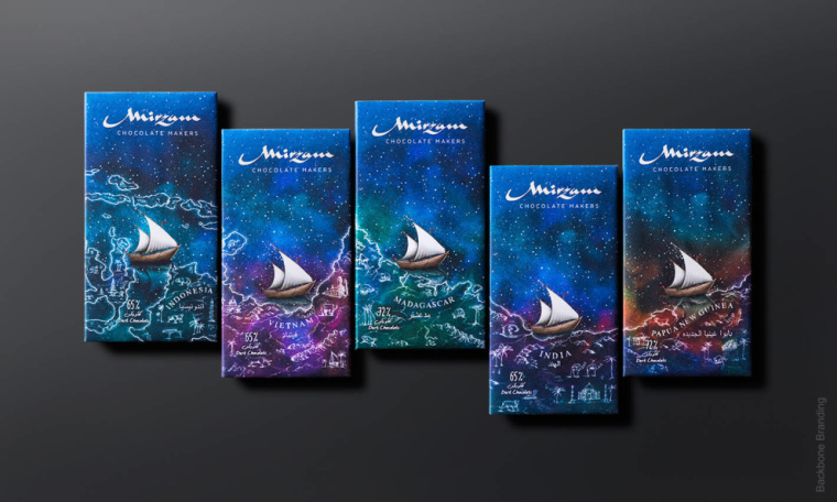 Mirzam巧克力棒包裝設(shè)計(jì)，以輕盈和獨(dú)特的夢幻插圖吸引消費(fèi)者