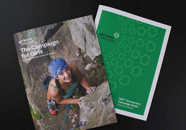 女孩童子軍宣傳冊(cè)設(shè)計(jì)