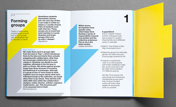 學(xué)與教宣傳冊(cè)設(shè)計(jì)理念