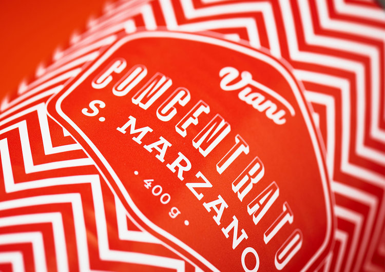 意大利風情紅色復古風格番茄醬包裝設計-上海包裝設計公司