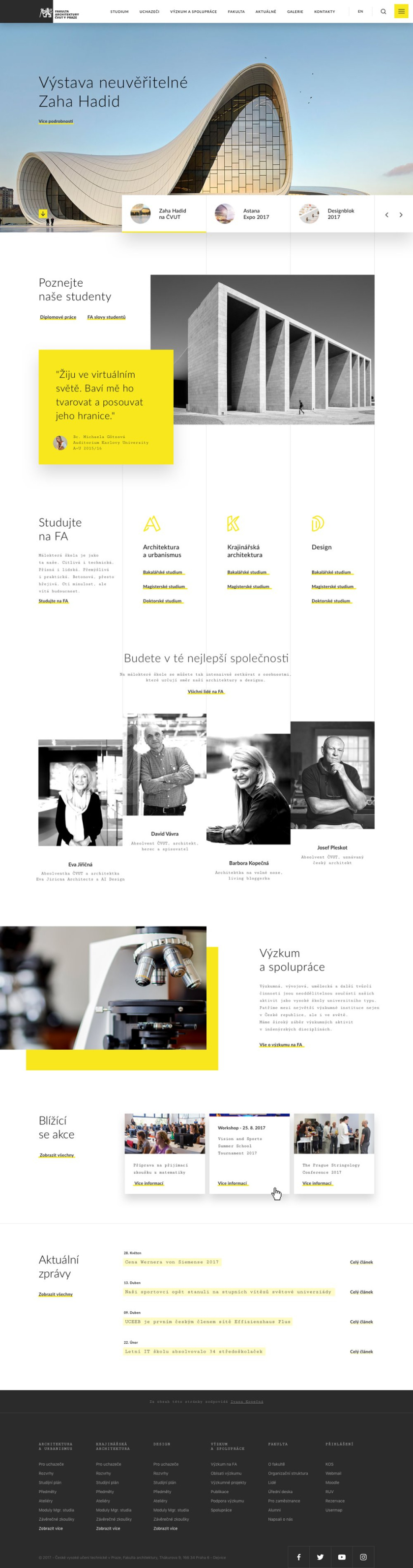 最佳建筑網站設計-捷克布拉格建筑技術大學